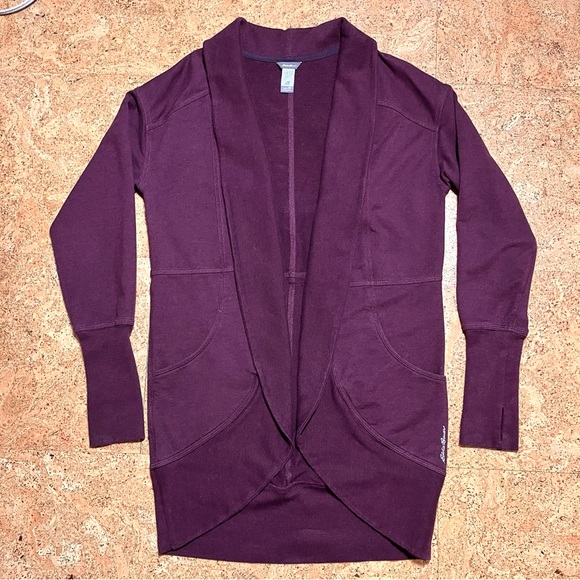 Eddie Bauer Summit Wrap Cardigan Sz XS - Picture 8 of 13